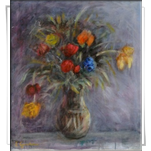 Vaso di fiori sfioriti